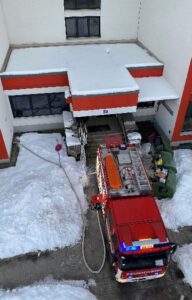 Brand in Mehrparteienhaus